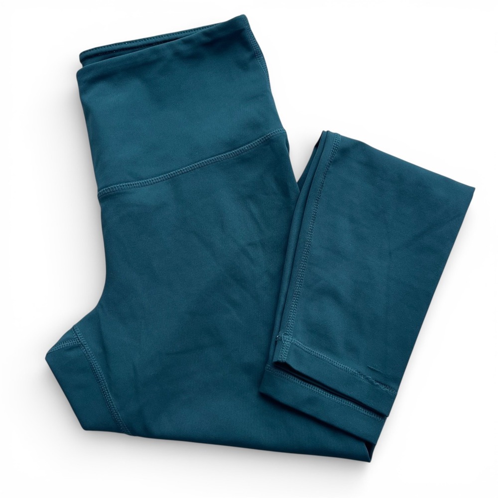 90 Degree by Reflex Women S Forest Green Teal Seamless Activewear Leggings Sport